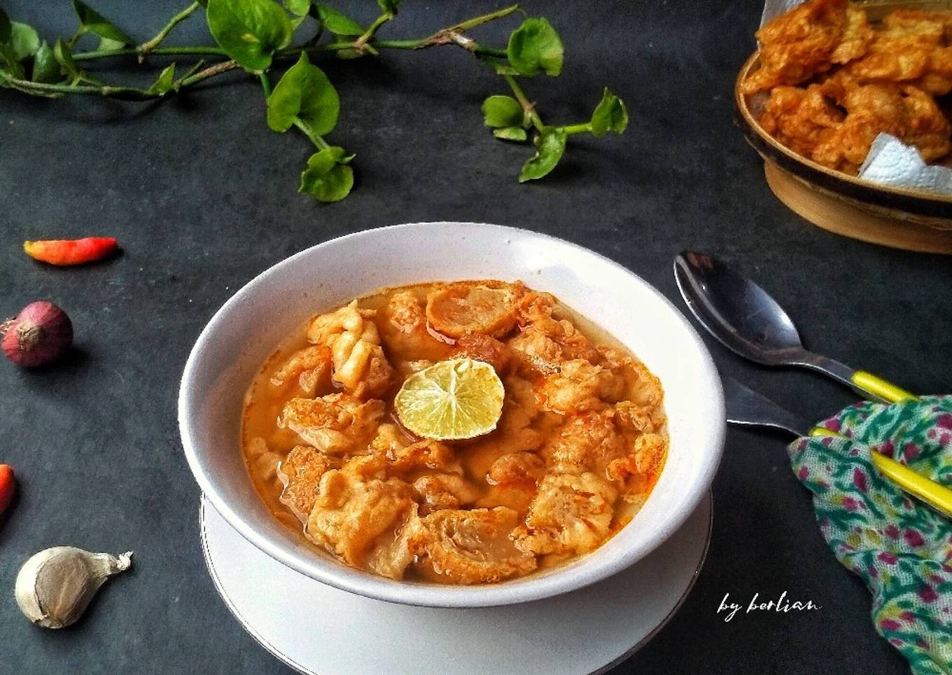 Tahu Aci Crispy Kuah Seuhah