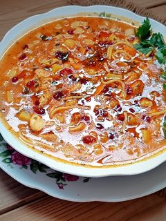 عکسی از دستور سوپ جو و جعفری🍀