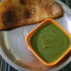 A picture of Moong dal cheela.
