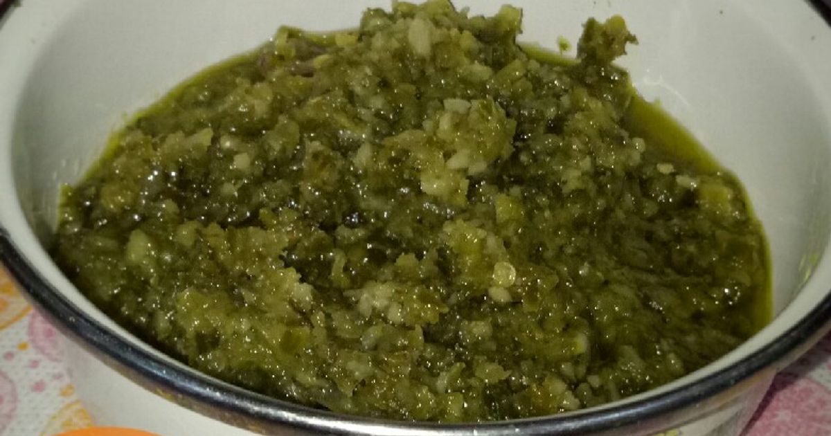 SAMBAL HIJAU PADANG#masakan rumahan#