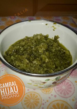 Foto resep SAMBAL HIJAU PADANG#masakan rumahan#