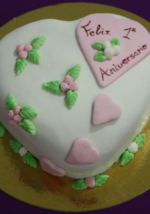 Foto principal de Tarta corazón para San valentín