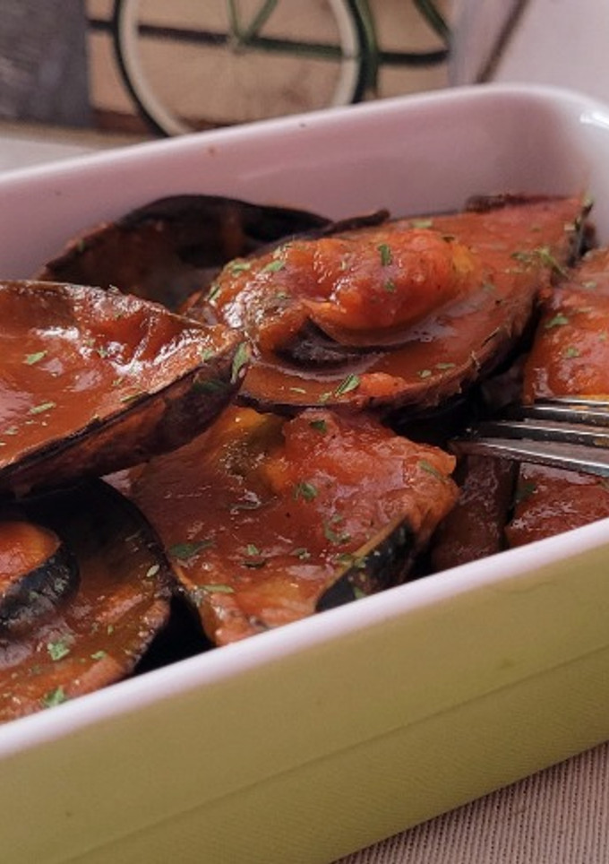 Una foto de Mejillones en salsa de tomate en MyCook