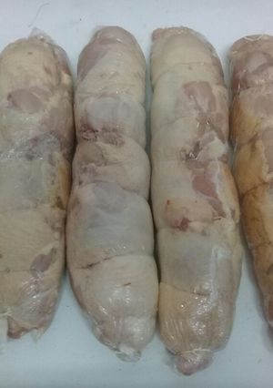 Una foto de Pollo arrollado relleno