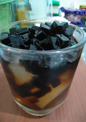 Foto resep Es cincau teh pandan #bikinRamadhanberkesan
