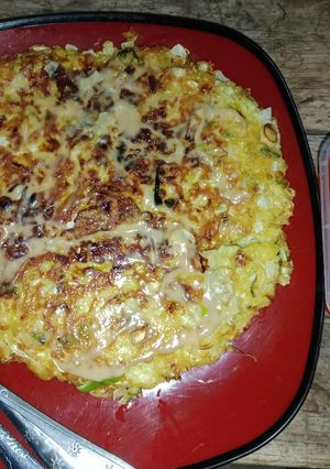 Foto resep Dadar ala Okonomiyaki