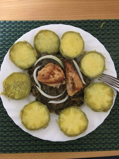 A picture of Cameroon Ndole.