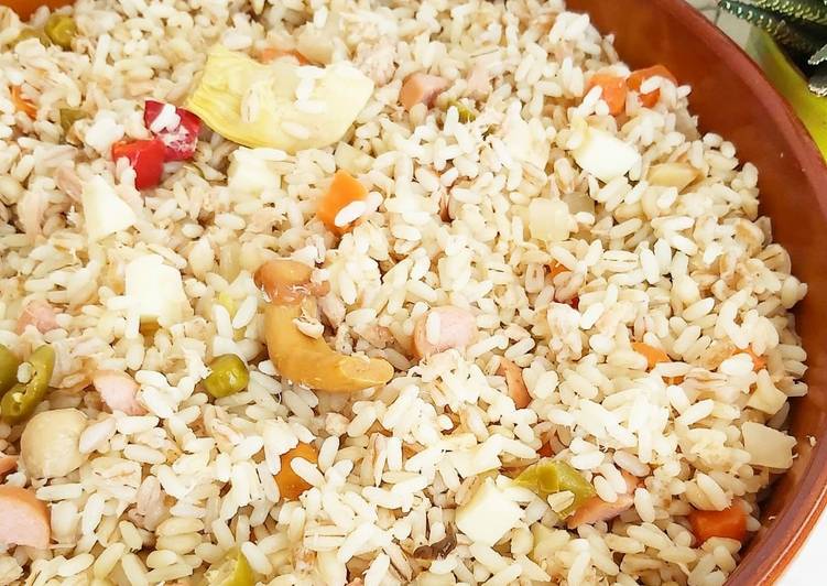 Insalata di riso ai tre cereali