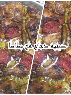 صورة لوصفة صينيه دجاج مع بطاطا