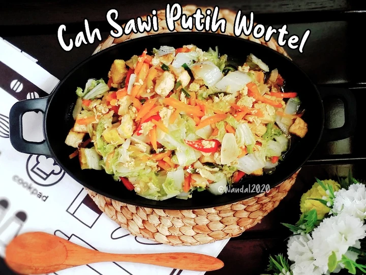 Cara Gampang Menyiapkan Resep Cah Sawi Putih, Wortel, Telur dan Tahu yang Bisa Manjain Lidah Anti Ribet, Menggugah Selera