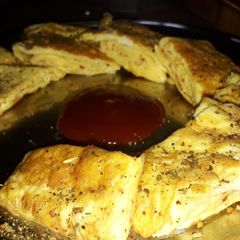 A picture of Omelette roll.