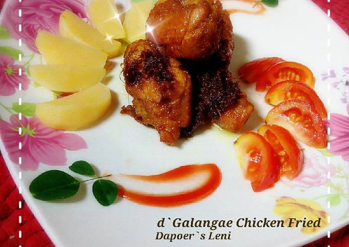 D`galangae chicken fried (ayam goreng laos)