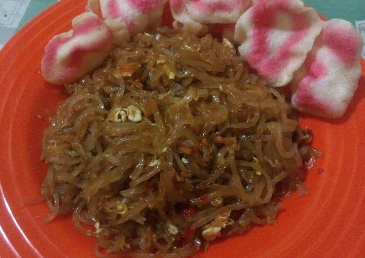 Mie Sagu goreng (makanan khas Riau kab meranti)