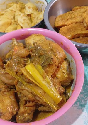 Foto resep Ayam Tahu Tempe Kuning