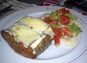 Una foto de Falsa mousaka