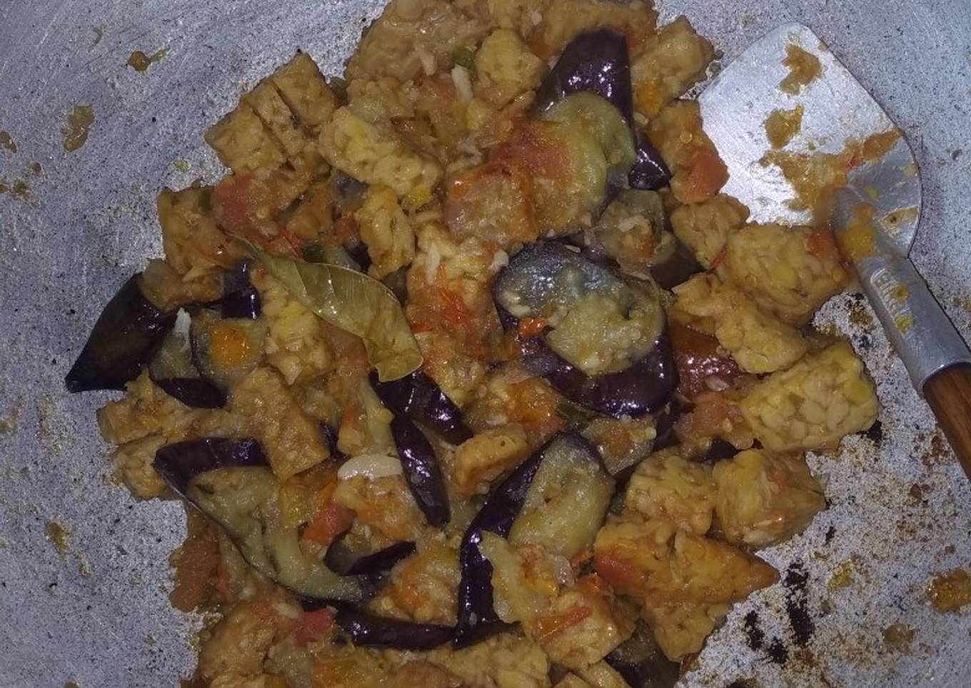 Sambel terong tempe low budget enak