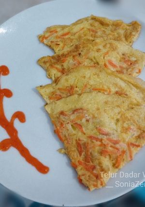 Foto resep Telur Dadar Wortel