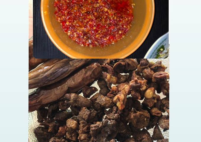 Cara Gampang Membuat Balado ati ampela kering Anti Gagal