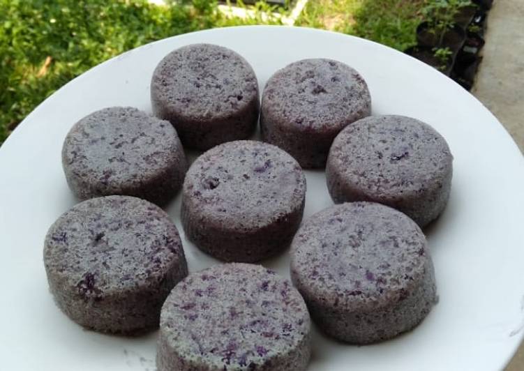 6 Resep: Bolu kukus ubi ungu  Anti Gagal