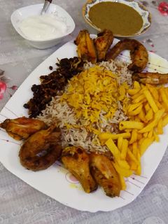 عکسی از دستور رشته پلو