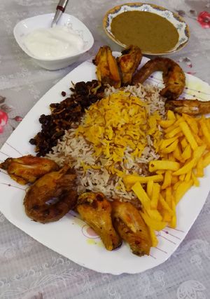 عکسی از دستور رشته پلو