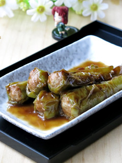 [翡翠椒鑲肉]下飯家常菜 的食譜成品照片