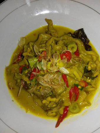 Cara Gampang Menyiapkan Resep Usus ayam bumbu kuning yang Sempurna Anti Ribet, Uenak Banget