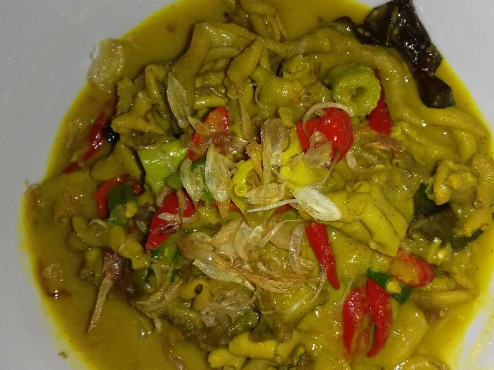 Cara Gampang Menyiapkan Resep Usus ayam bumbu kuning yang Sempurna Anti Ribet, Uenak Banget