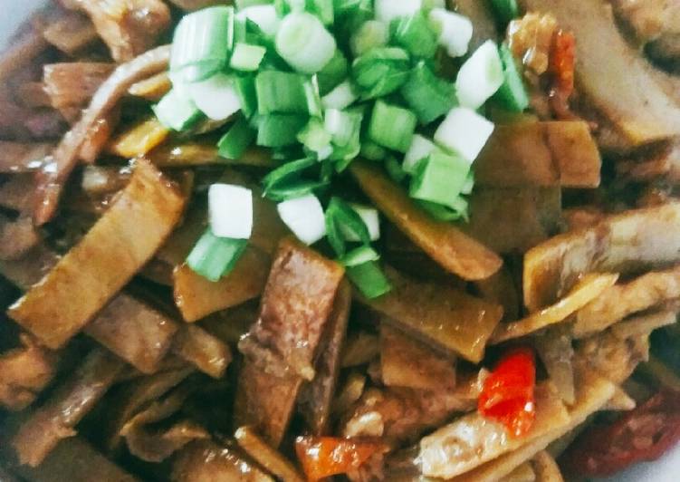 Cara Gampang memasak Kadedemes with Mushroom and Blackpepper, Enak