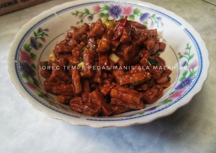 Oreg tempe pedas manis