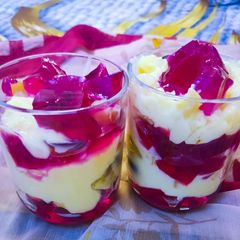 A picture of Fruit Trifle 🤩😘.