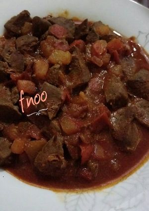 صورة لوصفة كبدة لذيييذة 🐏