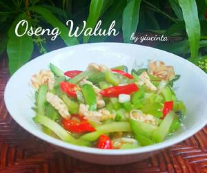 Resep mudah Oseng Waluh (Labu Siam) dan Tempe Nikmat Lezat