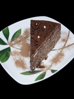 Una foto de Tarta de obleas y chocolate