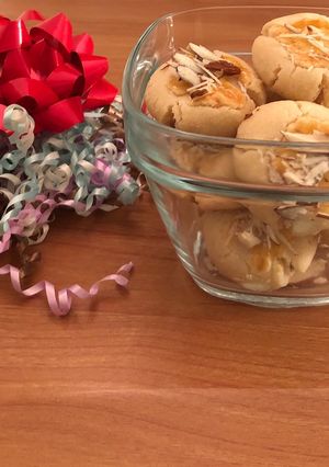 Foto resep Simple Almond Cookies (No mixer)