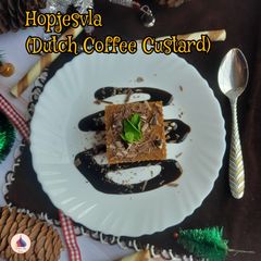 A picture of Dutch Coffee Custard (Hopjesvla).