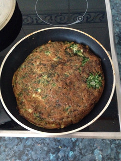 Una foto de Tortilla de espinaca