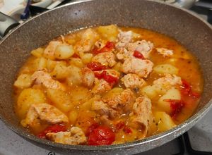 Foto di Petto di pollo con patate