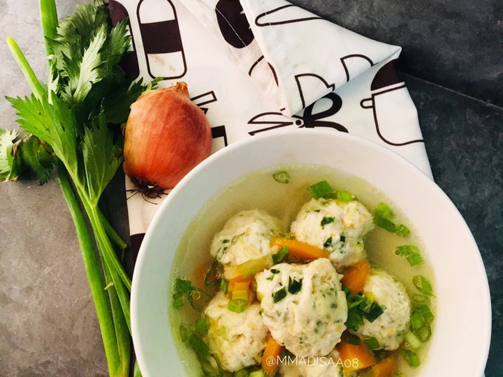 Langkah Mudah untuk Membuat Resep Sup Bakso Ayam Wortel yang Bisa Manjain Lidah Anti Ribet, Mantap