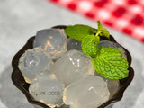 Bola Puding Kelapa isian Mochi Kelapa