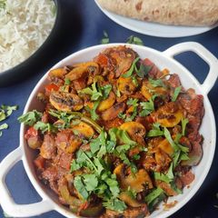 Mushroom Masala Curry A picture of Mushroom Masala Curry.