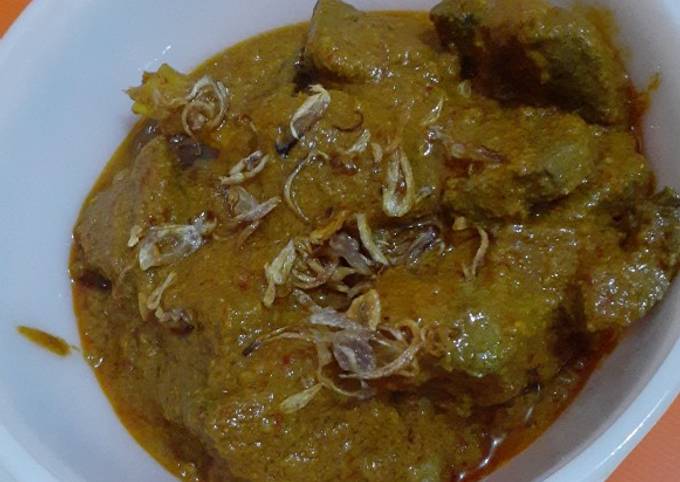 Resep Rendang hati sapi Anti Gagal