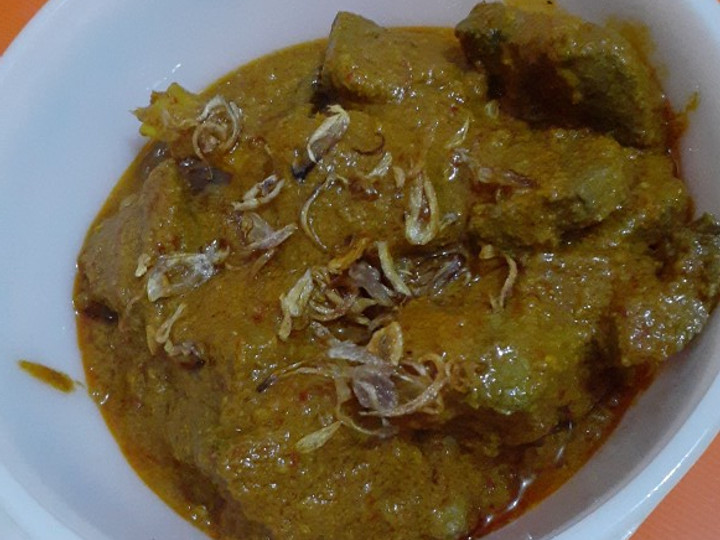 Resep Rendang hati sapi Anti Gagal