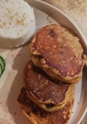 Une photo de Pancakes de thon à la tomate