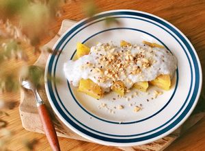 Hình của món 🌱 Bánh Chuối Hấp Đơn Giản (Vegan).