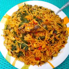 A picture of Jallof rice.