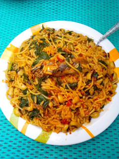 A picture of Jallof rice.