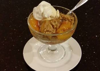 Ultimate Make Recipe Fresh Peach Crumble Delicious and Healthy