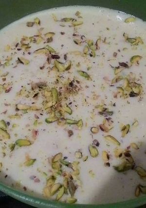A picture of Homemade Rabri and Falooda.