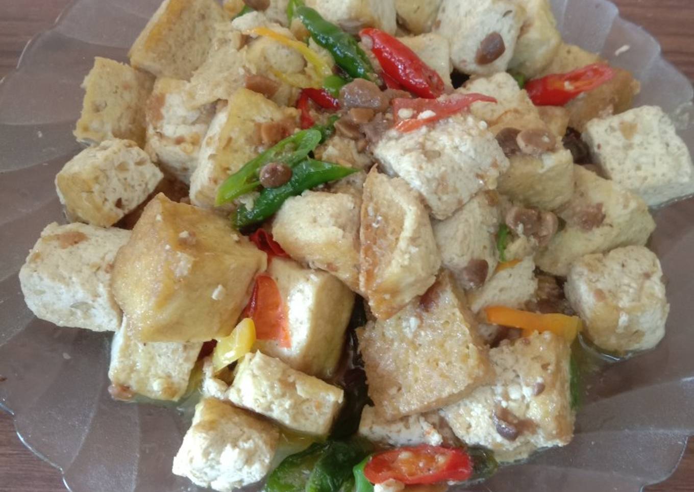 Tumis tahu tauco